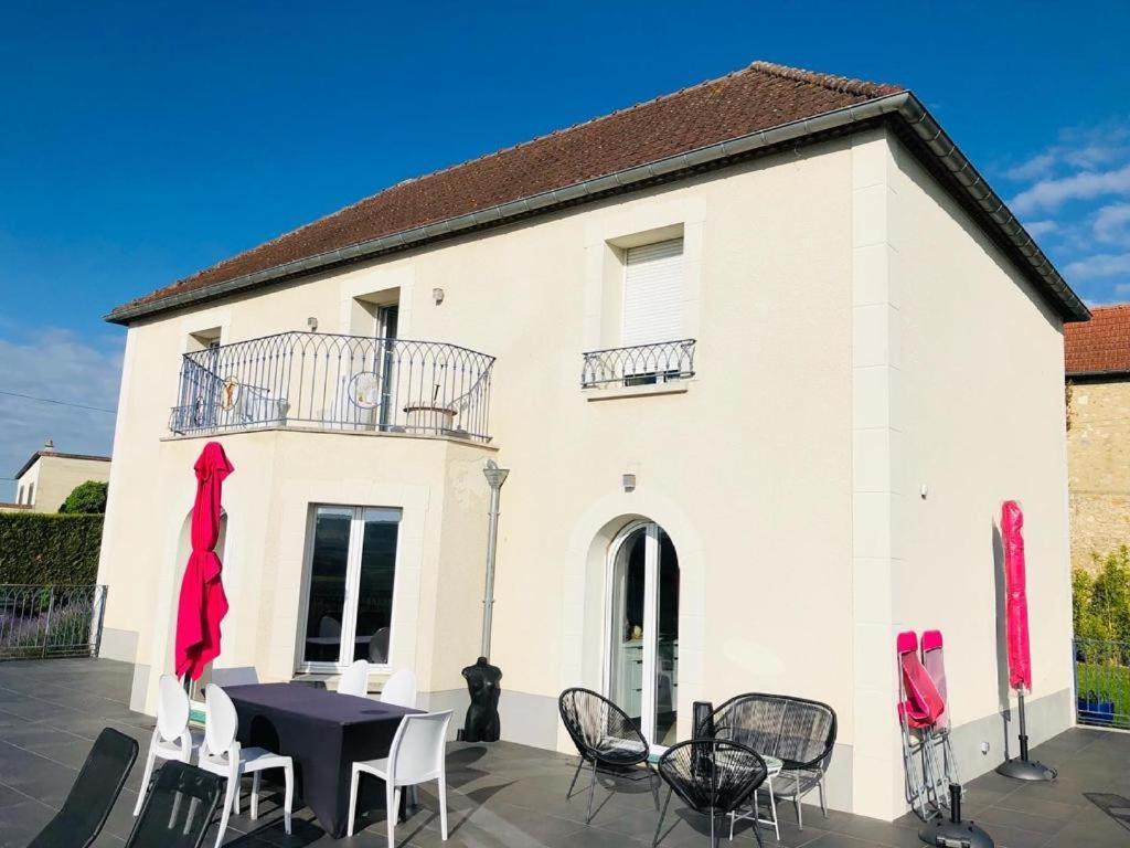 Floressens En Champagne Terrasse Privative Sur Le Vignoble Villa Fleury-la-Riviere Dış mekan fotoğraf